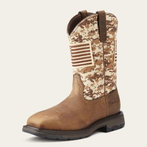 ARAIT WorkHog Patriot Steel Toe Work Boot