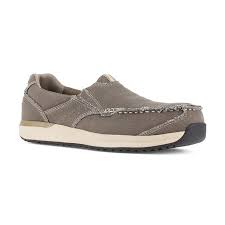 ROCKPORT Composite Toe Langdon Slip On Work Shoe