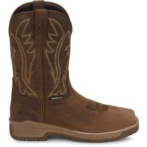 JUSTIN Nitread 11" Waterproof Nano Comp Toe